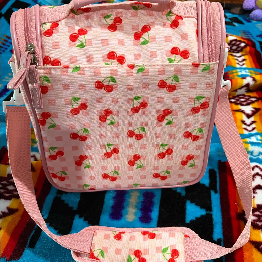 Pink Cherry Lunch Bag - Picture 2 of 3